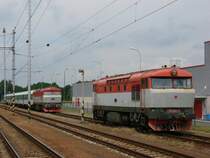 751 004-3 und 751 006-3 am 05.07.2008 in Zdar nad Sazavou