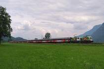 1116 264 (EM - EUROmotion) mit D 15162 bei Niederaudorf (14.06.2008)