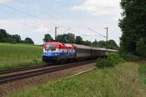1116 108 (EM - Kroatien) mit EC 115 vor Gro�karolinenfeld (14.06.2008)