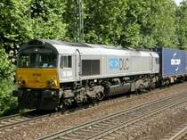 DLC DE 6304 zieht einen G�terzug durch K�ln S�d in Richtung K�ln West am 14.07.2008.