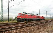232 682-5 mit �berf�hrung der 335 175-6 am 21.07.2008 in Guben S�d