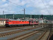 233 562-8 und 180 019 am 19.07.2008 in Decin hl.n.