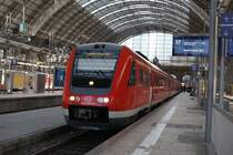 612 125-5 + 612 123-0 als RE 3306 nach Saarbr�cken Hbf beim Aufenthalt in Frankfurt Hbf am 20.07.2008