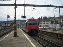 Re 450 076-5 ''Oberstammheim'' am 1.8.08 bei der Einfahrt in W�denswil