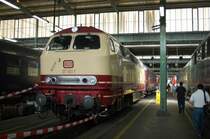 217 001 am 31.05.08 im Wagenwerk M�nchen-Pasing (TdoT)