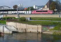 Bhf Jena-Paradies, mit BR 155