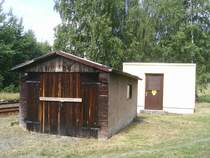 Alt und neu nebeneinander an der s�d�stlichen Ausfahrt Richtung Kraslice (CZ).