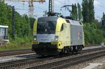 ES64 U2-013 am 20.07.08 in M�nchen Heimeranplatz. Vielen Dank an den Tf, der sch�n langsam fuhr. So mag ich das...