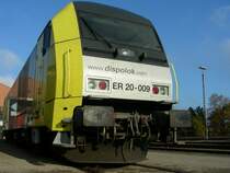 ER 20 009 in M�nchen bei einem Drehbankbesuch am 31.10.2007