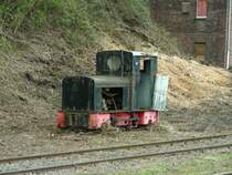 Kleindiesel einer Feldbahn, vermutlich mal Mainische Feldbahn,
16.04.2008 in Schwerte