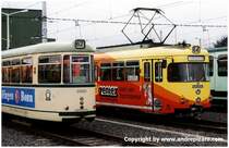 SSB TW 401 - D�WAG 8-Achser und D�WAG 4xBW 282 der SWB
Betriebshof Dransdorf