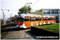 SWB TW 237 in der Wendeschleife Bonn Beuel der Linie 62 - 1991