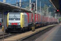 ES 64 F4-007 mit einem Original  Winner  am Haken auf der Fahrt Richtung Brenner. (W�rgl, 05.08.2008)