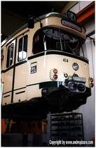 SSB TW 414 D�WAG 8-Achser auf der Hebeb�hne im Betriebshof Dransdorf anl. Tag der offenen T�r im Betriebshof 