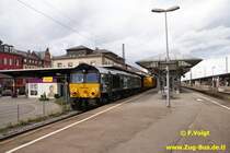 Eine Class 66 der MRCE in Offenburg 