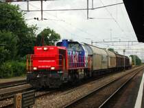 Am 08.07.2008 konnte ich die Am 843 063-9 bei Rangierarbeiten in Oberbuchsiten ablichten.