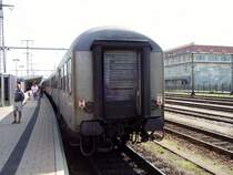 Einer von mehreren original Silberlingen, eingehreiht im Sonderzug Z�rich - Mannheim beim Aufenthalt in Singen(Htw).