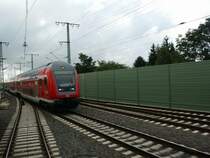 Dosto aus Braunschweig f�hrt in Lehrte ein. Aufgenommen am 22.07.08