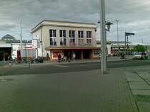 Halle (Saale) Hbf - Nebenbahnhofshalle von aussen