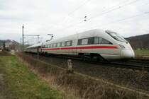 DB ICE-T 411 1184  Kaiserslautern  am 17.3.2008 in Bad K�sen.