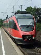 VT 644 023 verl�sst K�ln S�d in Richtung K�ln Hbf am 31.07.2008.
