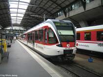 ABe 130 008-6 ''M�rlialp'' als S5 am 13.8.08 in Luzern