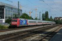 101 003 `Kuwait&acute; am 05.07.08 mit dem IC aus Salzburg nach Dortmund am Heimeranplatz