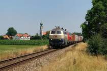 217 014 und 217 017 mit IKL 50536 bei Heiligenstatt (02.07.2008)
