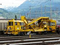 J.M�ller.AG - Baumaschiene VTms 40 85 95 81 932-2 im Bahnhof von Buchs/SG am 25.05.2008