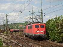 140 759-2 und 140 834-3 rangieren in Stuttgart-Untert�rkheim. 18.08.08
