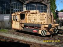 Jedes Jahr wenn ich die Einsatzstelle Berlin Lichtenberg besuche steht Diese ehmalige Werklok immer noch da und auch die Farbe wird immer weniger.Am 31.08.2008 stand Sie wieder auf ihrem Stammplatz.