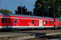 Haupts�chlich an Wochenenden in Regionalz�gen im 3-L�wen-Takt-Gebiet eingestellt... ein  Radexpress -Wagen.
PS: @ Karl und Herbert... so sieht er von der anderen Seite aus. zwinker (Lindau, 30. August 2008)