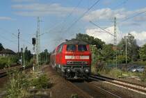 218 433-1 verl�sst am 13.08.2008 Bad Oldesloe mit einem RE nach L�beck Hbf.