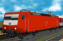 Nun ist sie (Fast) fertig. Die 120 136 in or mit gro�er Latz und Bundesbahnzeichen, hier in Homburg Saar.