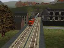 Tankzug beim ausfahrt der Kaiser Wilhelmtunnel (Cochem)
(German Railroads 4: Entlang der Mosel)