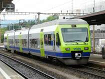 bls - NINA Triebzug RABe 525 009-7 in Lyss am 20.07.2008