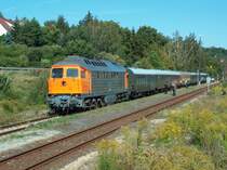 EKO Trans 232 850-8 mit dem DLr xxxx von Freyburg (Unstrut) nach Naumburg (Saale) Hbf im Bf Freyburg; 13.09.2008
