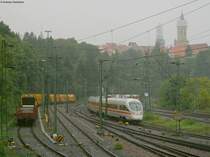 411 082-1  Mainz  als ICE 282(Z�rich hb-Stuttgart) im Gleisvorfeld von Rottweil 13.9.08