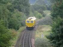Gleisstopfmaschine .... bei km 38,4 der KBS 175 (Bahnstrecke 1122), NWM 16.09.2008