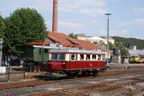 Schienenbus in Bochum Dahlhausen am 20.09.08
