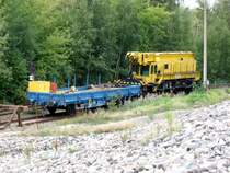 Dieser Kirow-Kran steht in Espenhain herum