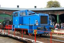 Diese V22 hat beim Dampflokfest fast mehr Blicke auf sich gezogen als die 52 die einen G�terzug �ber den Ablaufberg schleppte, 20.09.08