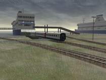 Ein IC 3 der DSB verl�sst die F�hre in Puttgarden f�r die Reise nach Hamburg. (Strecke : Pro Train Vogelfluglinie)