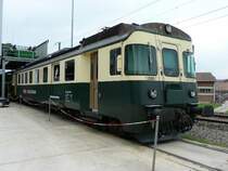 Makies AG - ex. SOB  Triebwagen BDe 4/4 576 056-6 in Betriebsareal der Maikies AG in Gettnau .. Foto vom 02.08.2008
