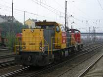BR 6400-6465 wird von der 294 722-4 nach HA-Vorhalle geschlppt.(29.09.2008)