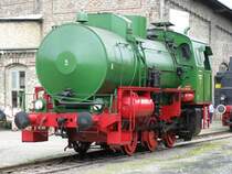 Dampfspeicherlok Nr. 3 auf dem Gel�nde des ex.Bw Halle P, 06.07.2008