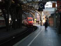 Thalys 9433 kam aus Paris-Nord und fuhr dann zur�ck nach Paris oder auf ein Abstellgleis, 18.03.08