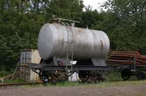 Alter Kesselwagen im Museumsbahnhof Radevormwald am 19.09.2008. 