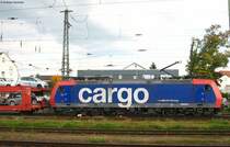 482 000-7  k�ln  mit einem Autozug gen Schweiz bei der Durchfahrt Offenburg am 26.9.08