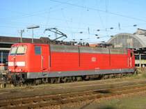 181 207 am 23.11.2004 abgestellt in Karlsruhe Hbf.